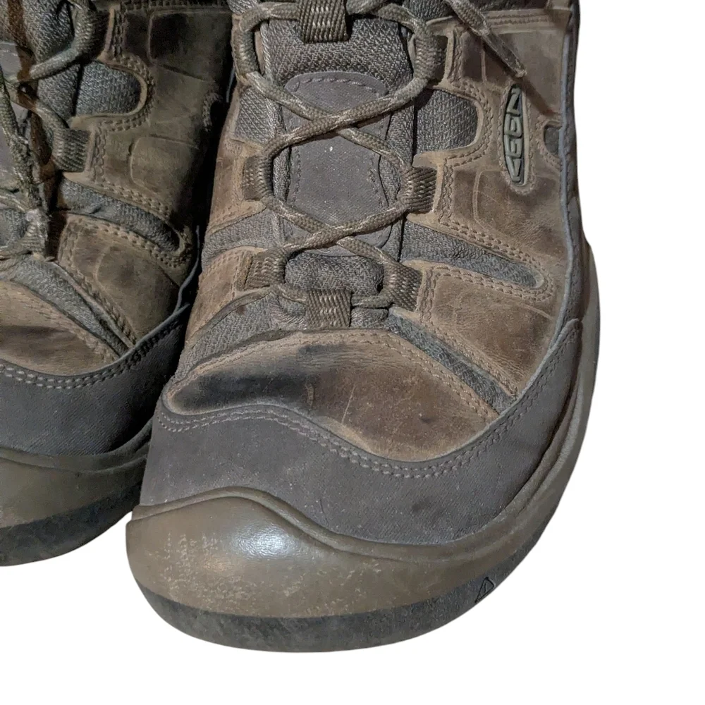KEEN Circadia Mid Height Waterproof Hiking Boots 11.5 Mens Gorpcore Brown